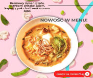 Nowość w dietach Mniam Fit. Ramen z kapustą pak choi