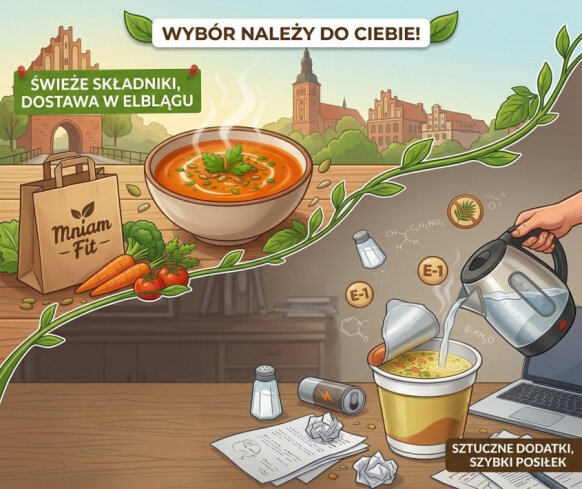 Zupa na dowóz czy instant zalewana wrzątkiem? Zobacz, co wybiera Twoje ciało!