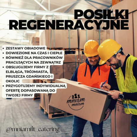 Posiłki Regeneracyjne dla firm